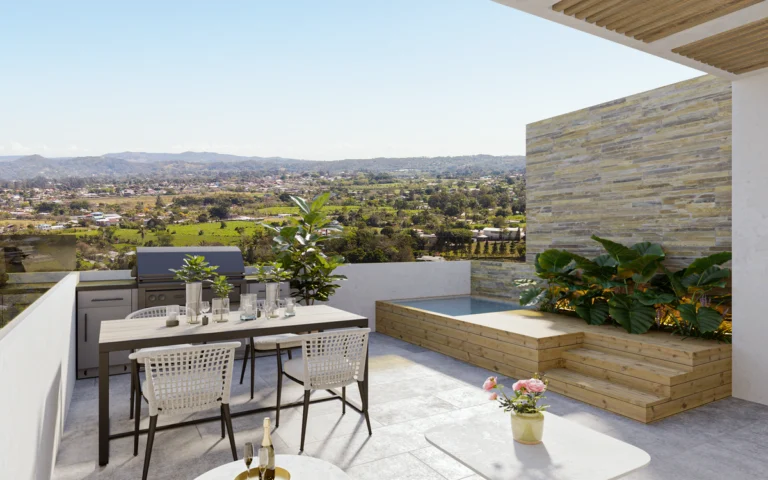 Terraza del penthouse Tipo A